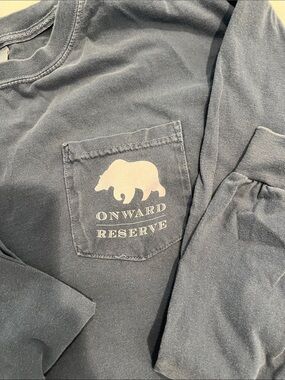 Onward Reserve Men’s Long Sleeve Pocket Tee - Slate Blue